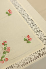 Table cloths-8 seater cross stitch embroidered