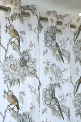 Curtains:Premium embroidery opaque curtains