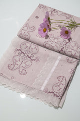 Bedsheets - Queen soft cotton lace bedsheets flora & lace