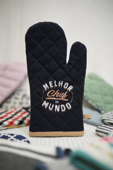 Pot holders/Oven gloves dark blue