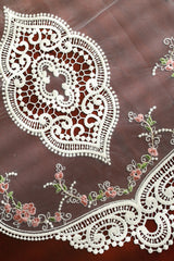 Table Runner - Net embroidery / Table centre