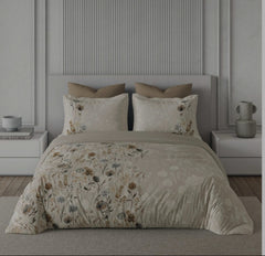 Bedsheets - Premium digital print floral king size soft cotton bedsheets