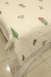Premium Cotton handblock Print Double Quilt