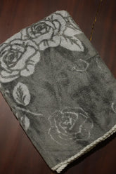 Premium Floral Bath Towel – amber