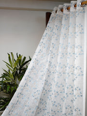 Curtains-Premium embroidery sheer curtains