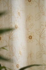 Curtains-Premium embroidered sheer curtains