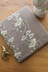 Bedsheets - Premium King Machine embroidery Soft cotton bedsheets