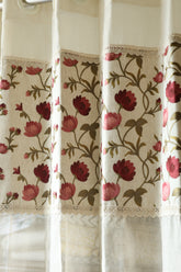 Premium Embroidery Sheer Curtain - Busan