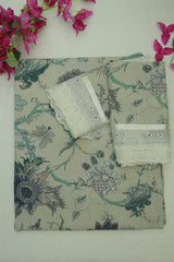 Bedsheets-King anokhi printed lace bedsheets