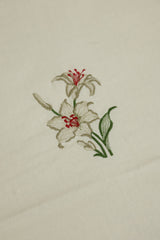 Floral Embroidery Cotton King Bedsheet Set – 108x108 Inch