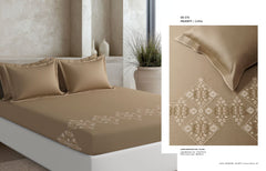 Bedsheets - King Premium machine embroidery bedsheets Sansaar