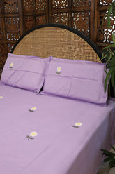 Bedsheets - King Machine embroidery bedsheets