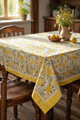 Table cloths - 4 seater printed table cloth | 54 * 78 inch