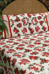 Queen Size Christmas Theme Bedsheet Set - Xmas Edition