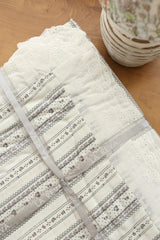 Bedsheets - King soft cotton lace bedsheets majestic Reva