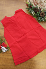 Kids smocked dress 3-6 month - Xmas edition