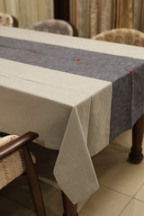 Table cloths - 8 seater ribbon embroidery