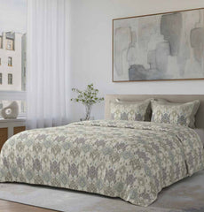 Bedsheets - king bedsheet set - printed premium soft cotton digital print