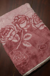 Premium Floral Bath Towel – amber