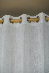 Curtains -Premium embroidered sheer curtain