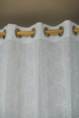 Curtains -Premium embroidered sheer curtain