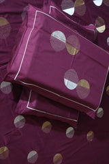 Bedsheet- Machine Embroidery Bedsheet