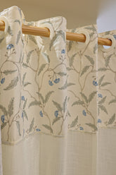 Curtains - Premium designer sheer curtains(semi transparent)