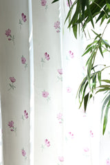 Curtains - Blush Garden Floral Opaque Curtain