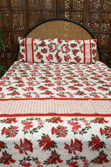 Queen Size Christmas Theme Bedsheet Set - Xmas Edition