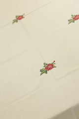 Table cloth - 6 seater cross stitch embroidery
