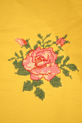 Table cloths-6 Seater cross stitch embroidered