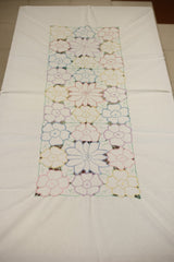 Table cloths-6 seater cut work