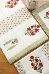 Bedsheets - Handblock queen rajwada print bedsheets