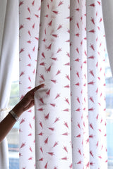 Opaque Cotton Curtain - 7 Ft Xmas edition