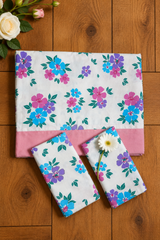 Bedsheets-Queen daily use border bedsheets