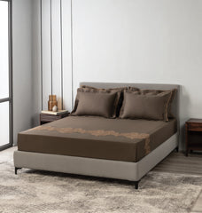 Bedsheets-Premium machine embroidered bedsheets