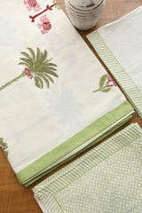 Bedsheets - Handblock queen rajwada print bedsheets