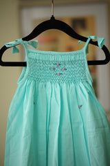 Kids smocked dress 10-12 month