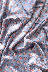 Fabrics - Satin Modal Handblock fabric kurti offer sale