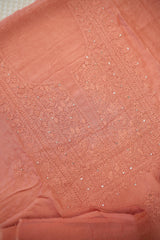 Pure Chikankari Salwar suit - Unstitched