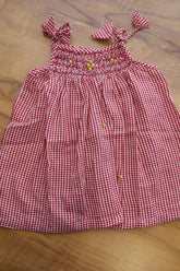 Kids smocked dress 10-12 month