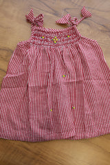 Kids smocked dress 10-12 month