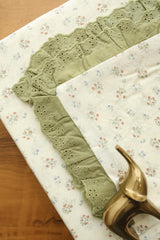 Bedsheets - Premium King soft cotton lace bedsheets majestic