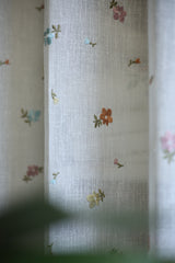 Curtains -Premium embroidered sheer curtain