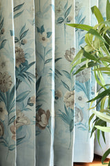 Curtains English floral printed curtains (sheer and opaque) prebooking