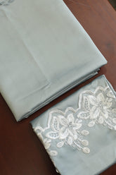 Bedsheets-Queen Silky lace bedsheets