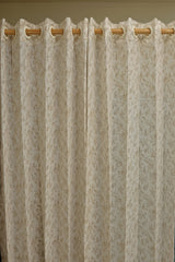 Curtain-Self printed semi transparent