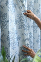 Curtains - Premium embroidery sheer curtains prebooking (description )