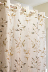 Curtains:Premium embroidered opaque curtains