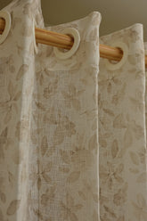 Curtain-Self printed semi transparent